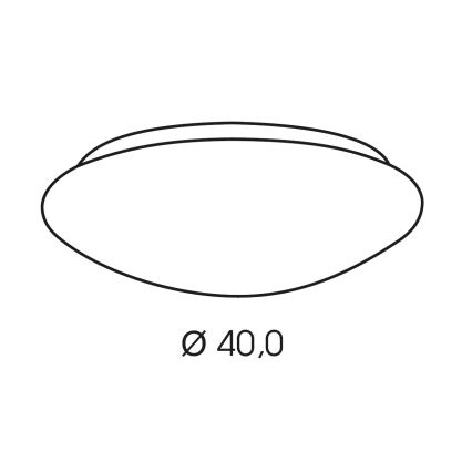 Brilagi - Tiffany stained-glass ceiling light IVORY 2xE27/60W/230V Ø 40 cm