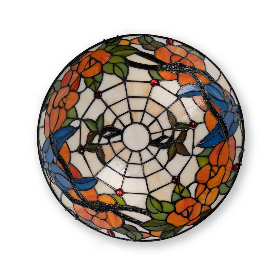 Brilagi - Tiffany stained-glass ceiling light JUNGLE 2xE27/60W/230V Ø 40 cm