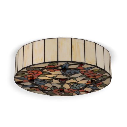 BRILAGI - Tiffany stained-glass ceiling light JUNGLE 2xE27/60W/230V Ø 40 cm