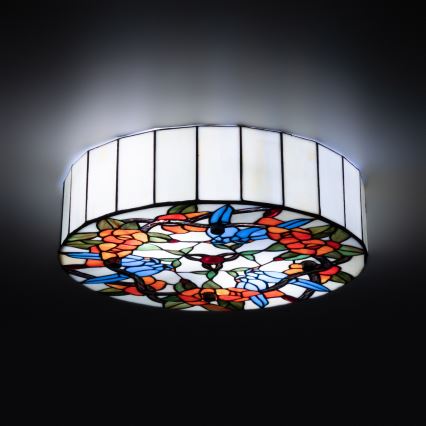 Brilagi - Tiffany stained-glass ceiling light JUNGLE 3xE27/60W/230V Ø 40 cm