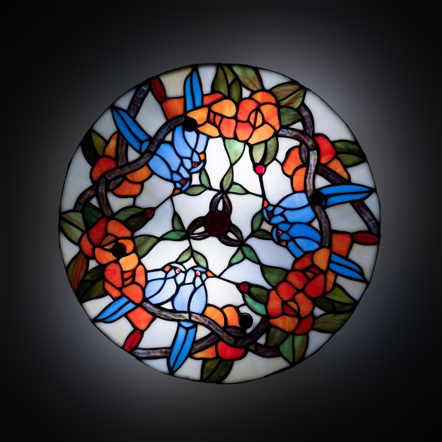 Brilagi - Tiffany stained-glass ceiling light JUNGLE 3xE27/60W/230V Ø 40 cm