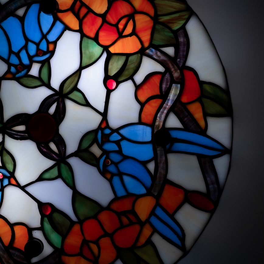 Brilagi - Tiffany stained-glass ceiling light JUNGLE 3xE27/60W/230V Ø 40 cm