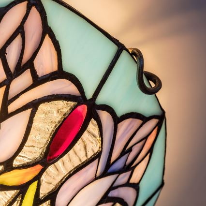 Brilagi - Tiffany stained-glass ceiling light LORAS 2xE27/60W/230V