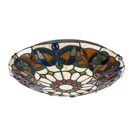 Brilagi - Tiffany stained-glass ceiling light LUISA 2xE27/60W/230V Ø 40 cm