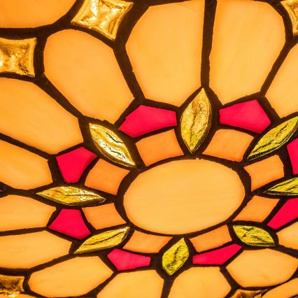 Brilagi - Tiffany stained-glass ceiling light LUISA 2xE27/60W/230V Ø 40 cm