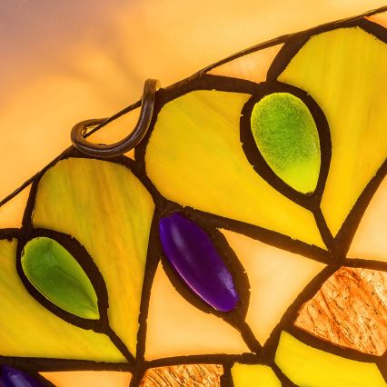 Brilagi - Tiffany stained-glass ceiling light MARGARET 2xE27/60W/230V Ø 40 cm