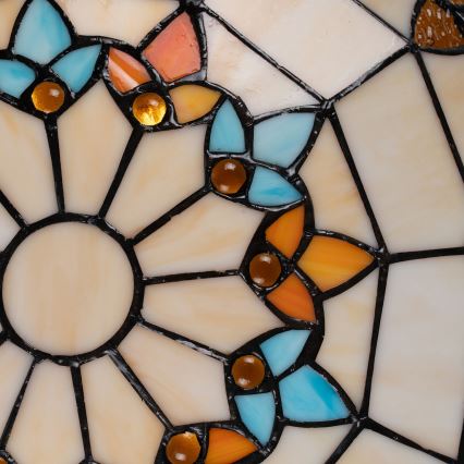Brilagi - Tiffany stained-glass ceiling light MIRABELLA 2xE27/60W/230V Ø 40 cm