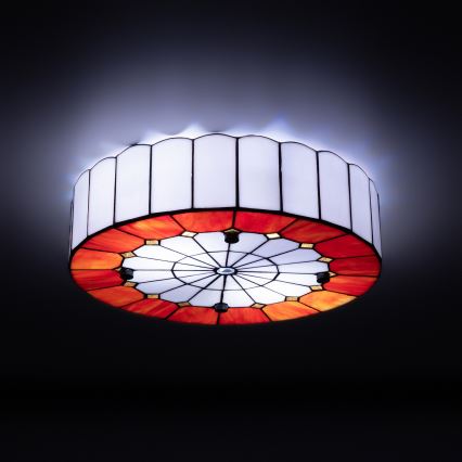 Brilagi - Tiffany stained-glass ceiling light SIENNA 3xE27/60W/230V Ø 40 cm