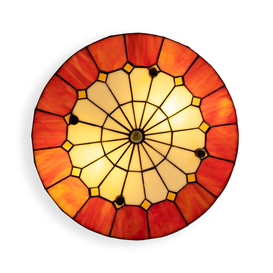 Brilagi - Tiffany stained-glass ceiling light SIENNA 3xE27/60W/230V Ø 40 cm