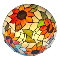 Brilagi - Tiffany stained-glass ceiling light SUNFLOWER 2xE27/60W/230V Ø 40 cm