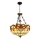 Brilagi - Tiffany stained-glass chandelier on chain MIRABELLA 3xE27/60W/230V Ø 50 cm