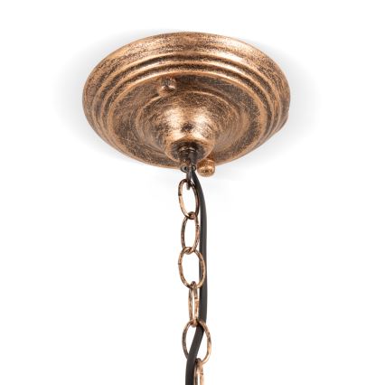 Brilagi - Tiffany stained-glass pendant lamp on chain SUNFLOWER 1xE27/60W/230V Ø 40 cm