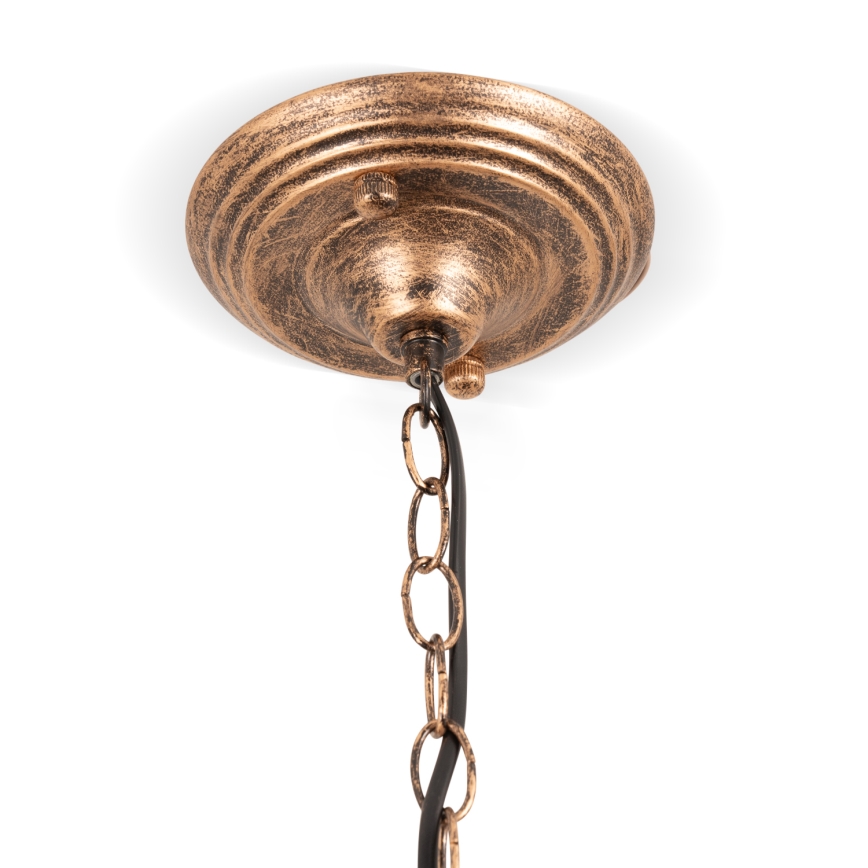 Brilagi - Tiffany stained-glass pendant lamp on chain SUNFLOWER 1xE27/60W/230V Ø 40 cm