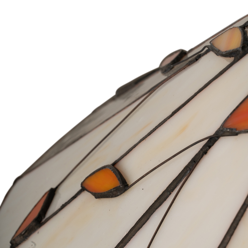 Brilagi - Tiffany stained-glass pendant light on chain FOLIA 1xE27/60W/230V Ø 40 cm