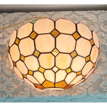 Brilagi - Tiffany stained-glass wall lamp DORAN 1xE14/40W/230V