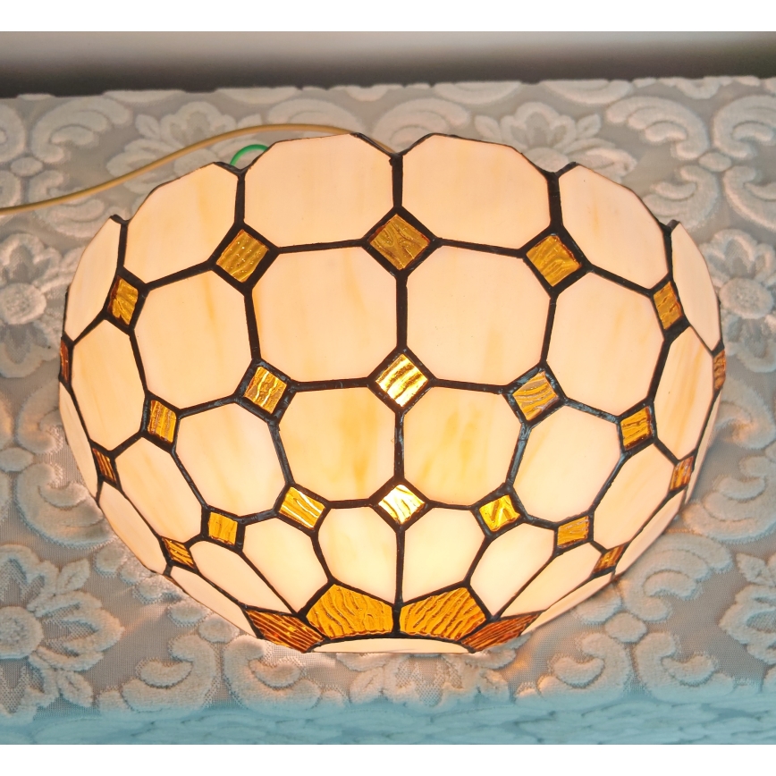 Brilagi - Tiffany stained-glass wall lamp DORAN 1xE14/40W/230V