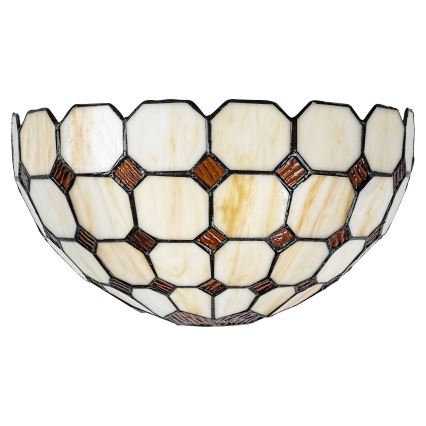 Brilagi - Tiffany stained-glass wall lamp DORAN 1xE14/40W/230V