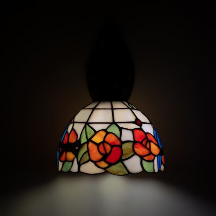 Brilagi - Tiffany stained-glass wall lamp JUNGLE 1xE14/40W/230V