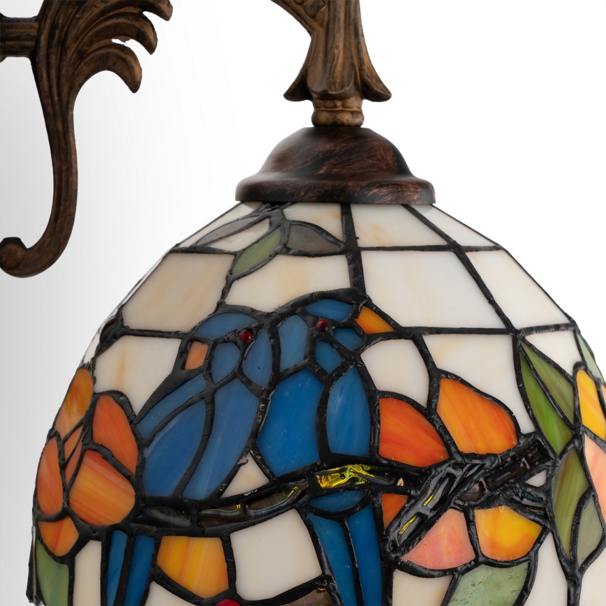 Brilagi - Tiffany stained-glass wall lamp JUNGLE 1xE14/40W/230V