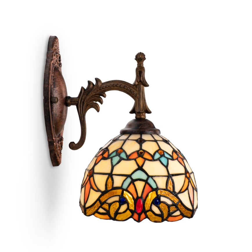 Brilagi - Tiffany stained-glass wall lamp MIRABELLA 1xE14/40W/230V