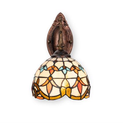 Brilagi - Tiffany stained-glass wall lamp MIRABELLA 1xE14/40W/230V