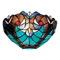 BRILAGI - Tiffany stained-glass wall light CORAL 1xE14/40W/230V
