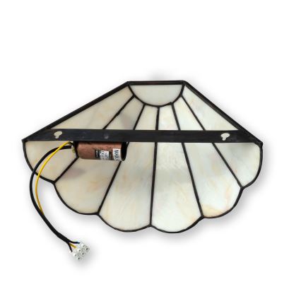 Brilagi - Tiffany stained-glass wall sconce FOLIA 1xE14/40W/230V