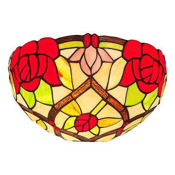 Brilagi - Tiffany stained-glass wall sconce GARLAN 1xE14/40W/230V