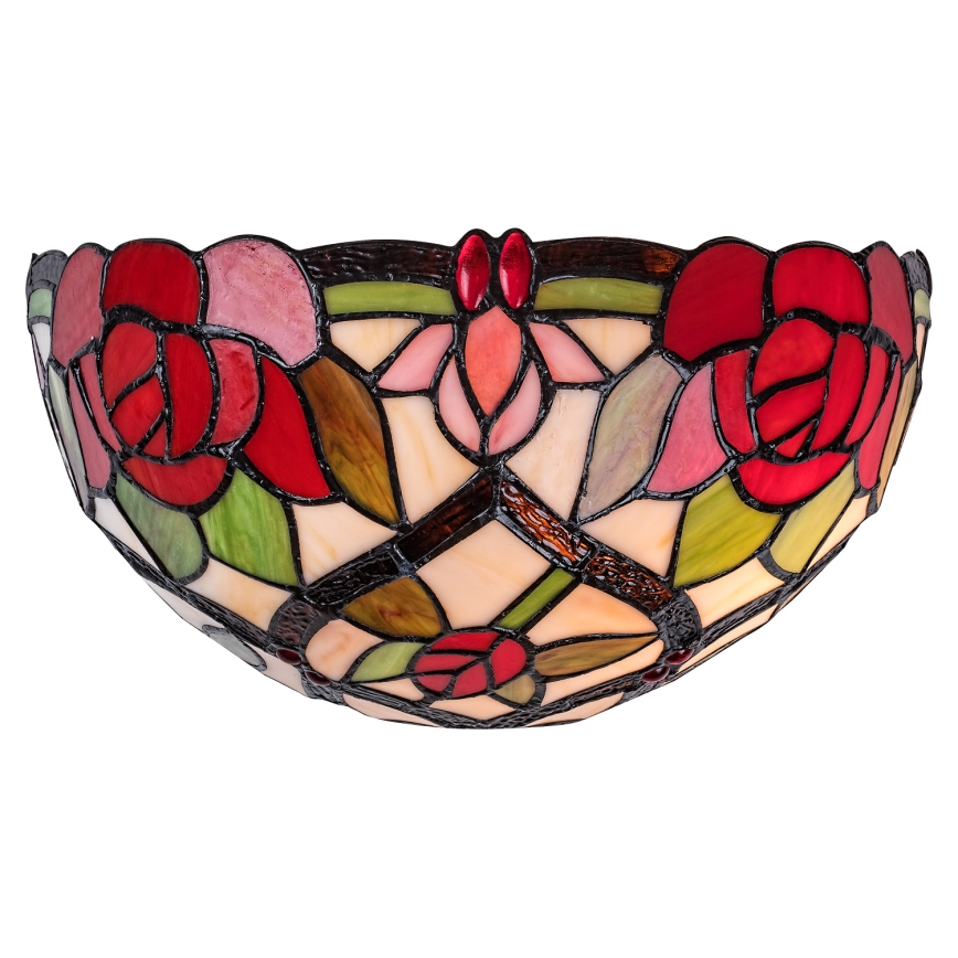 Brilagi - Tiffany stained-glass wall sconce GARLAN 1xE14/40W/230V
