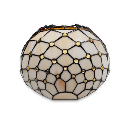 Brilagi - Tiffany stained-glass wall sconce IVORY 1xE14/40W/230V