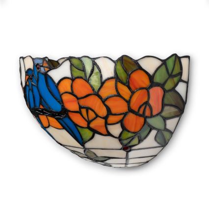 Brilagi - Tiffany stained-glass wall sconce JUNGLE 1xE14/40W/230V