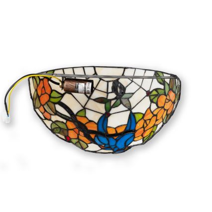 Brilagi - Tiffany stained-glass wall sconce JUNGLE 1xE14/40W/230V
