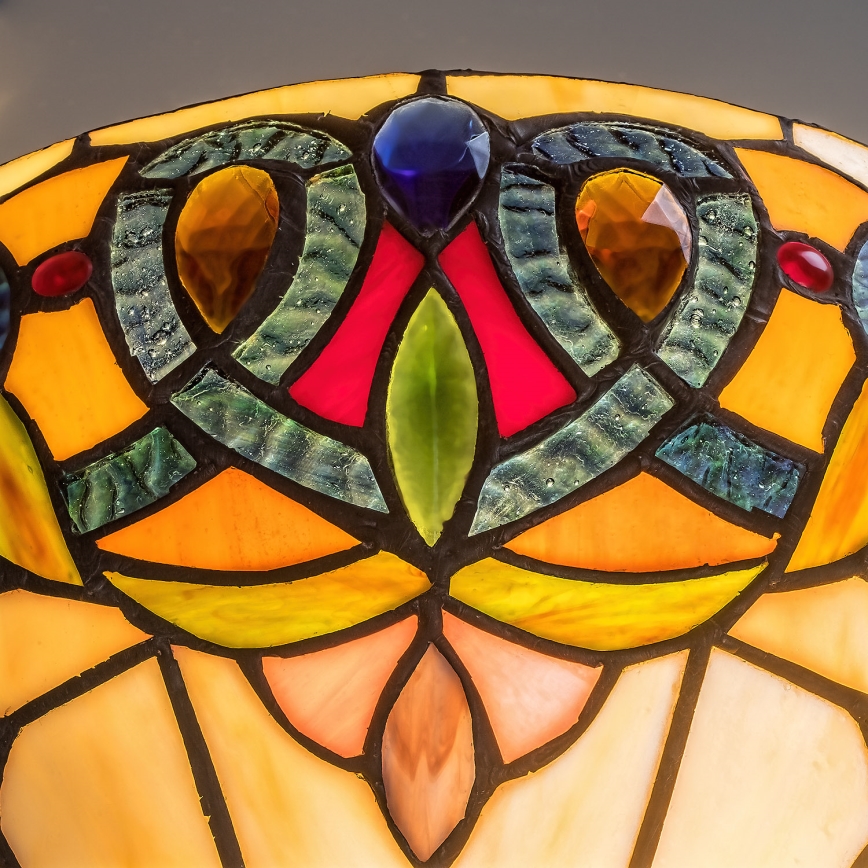 Brilagi - Tiffany stained-glass wall sconce LUISA 1xE27/40W/230V