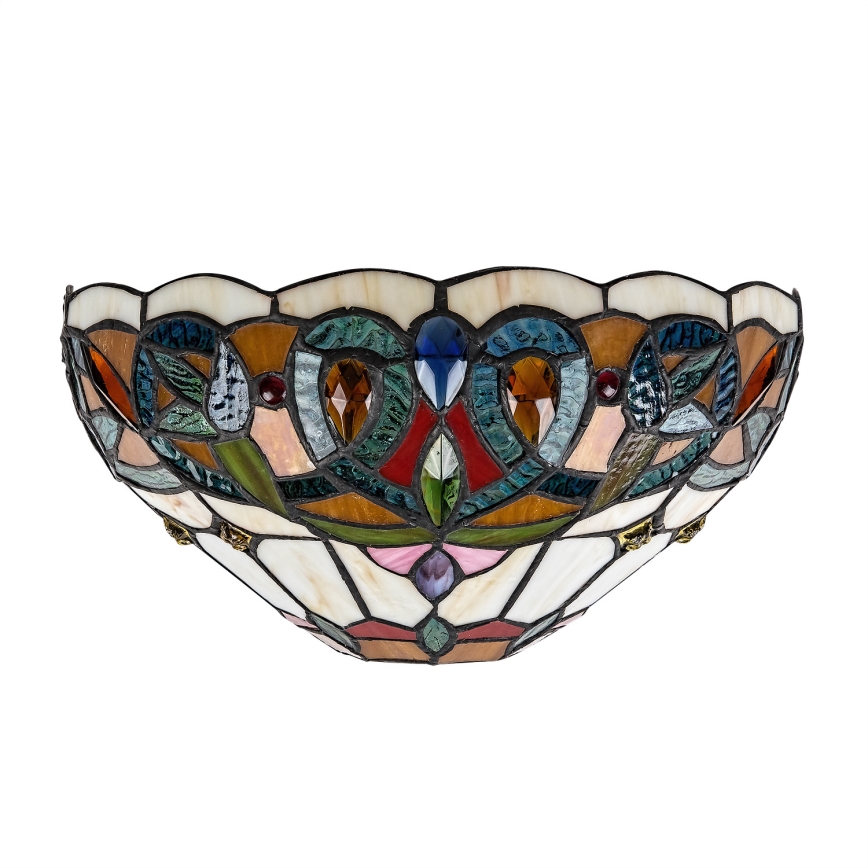 Brilagi - Tiffany stained-glass wall sconce LUISA 1xE27/40W/230V