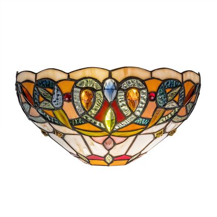 Brilagi - Tiffany stained-glass wall sconce LUISA 1xE27/40W/230V