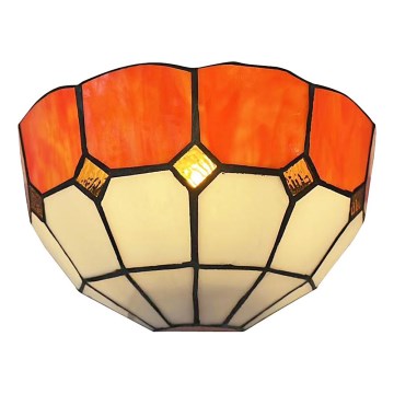 Brilagi - Tiffany stained-glass wall sconce SIENNA 1xE14/40W/230V