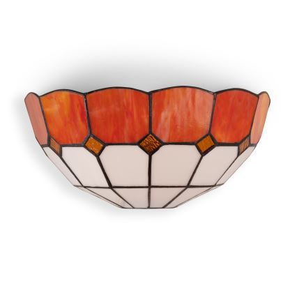 Brilagi - Tiffany stained-glass wall sconce SIENNA 1xE14/40W/230V
