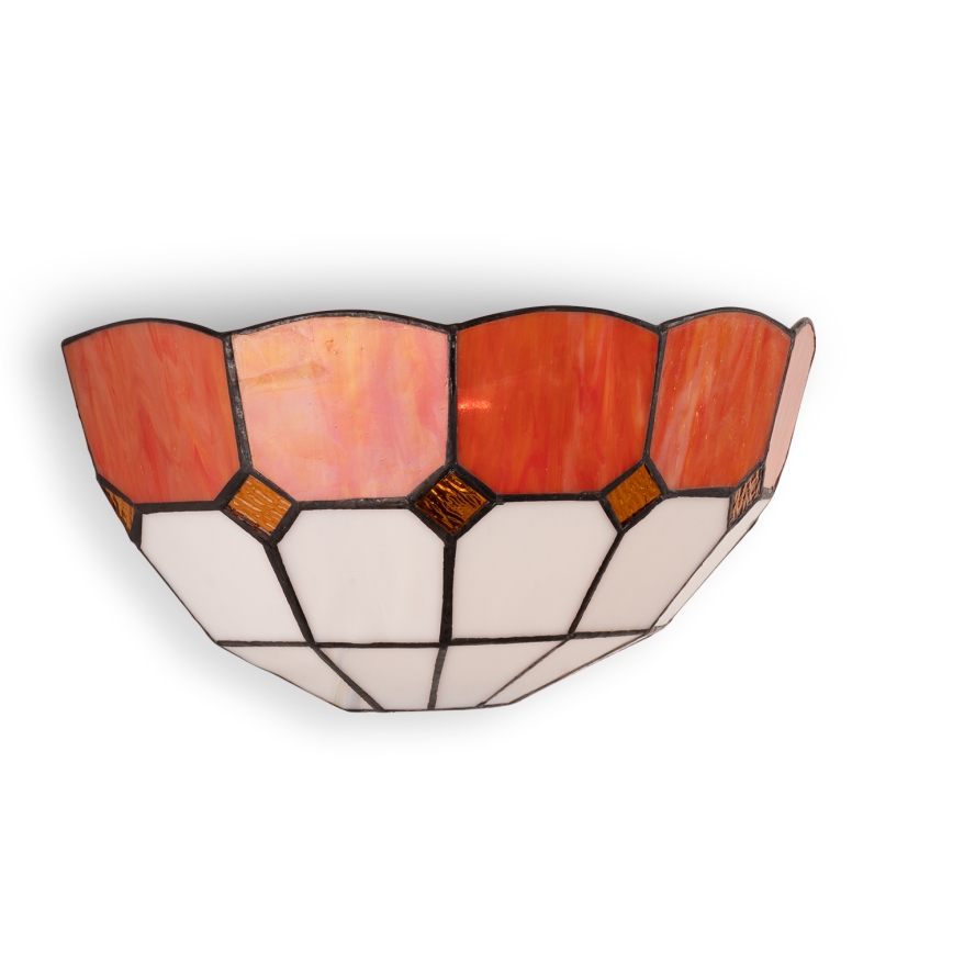 Brilagi - Tiffany stained-glass wall sconce SIENNA 1xE14/40W/230V
