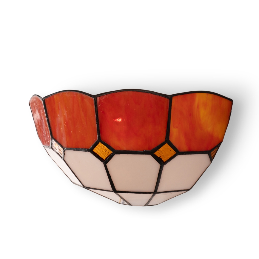 Brilagi - Tiffany stained-glass wall sconce SIENNA 1xE14/40W/230V