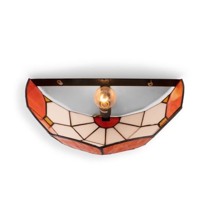 Brilagi - Tiffany stained-glass wall sconce SIENNA 1xE14/40W/230V