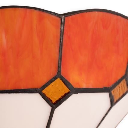 Brilagi - Tiffany stained-glass wall sconce SIENNA 1xE14/40W/230V