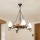 Brilagi - TIMONA chain-hung chandelier 4xE14/40W/230V, Ø 50 cm, beech