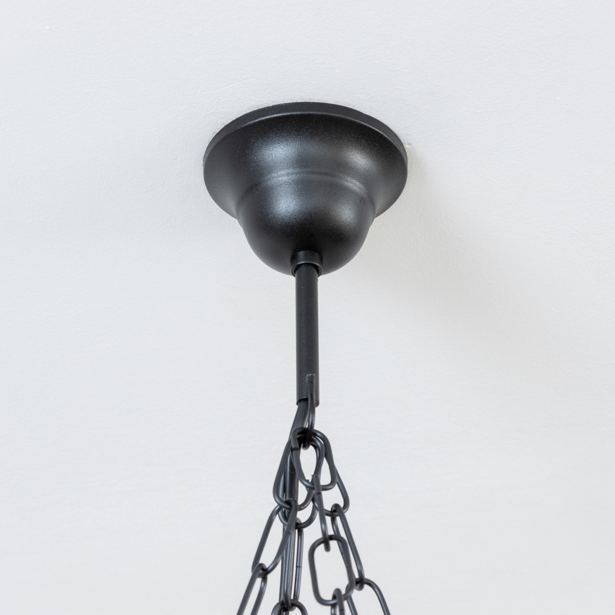 Brilagi - TIMONA chain-hung chandelier 4xE14/40W/230V, Ø 50 cm, beech