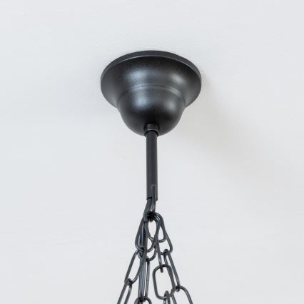 Brilagi - TIMONA chain-hung chandelier 4xE14/40W/230V Ø 50 cm beech/walnut