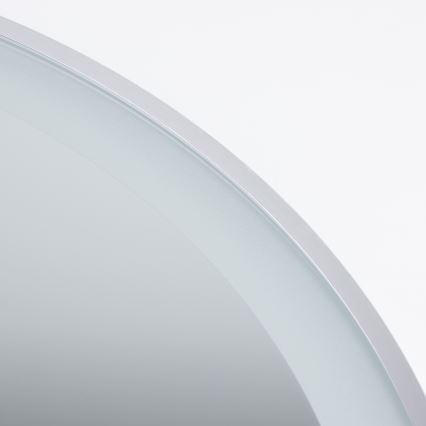 Brilagi - LED Bathroom Mirror TORINO LED/19W/230V Ø 60 cm Silver IP44 CRI 90 Dimmable + CCT