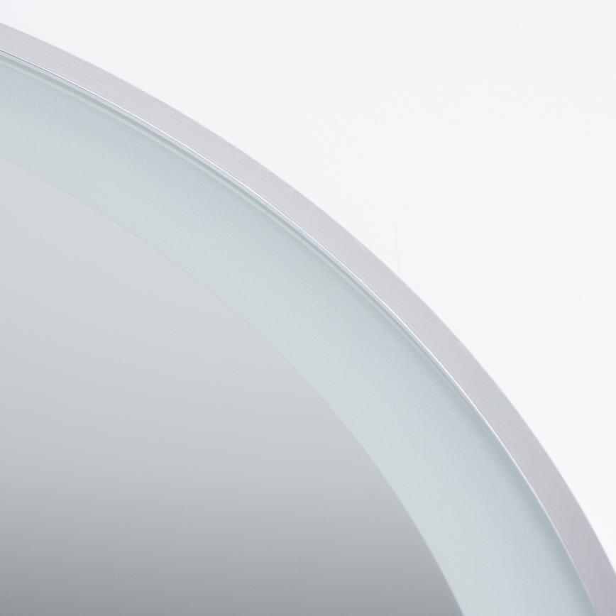 Brilagi - LED Bathroom Mirror TORINO LED/19W/230V Ø 60 cm Silver IP44 CRI 90 Dimmable + CCT