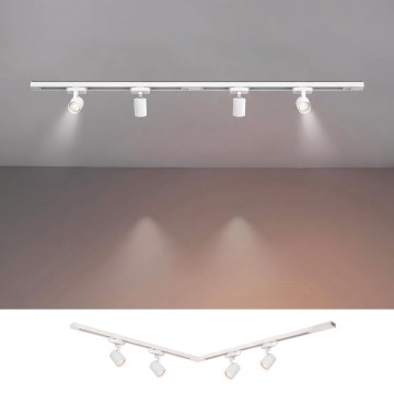 BRILAGI - Track-mounted spotlight for HUSKY 4xGU10/10W/230V 150 cm white