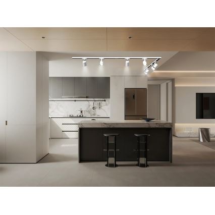 Brilagi - Track-mounted spotlight for HUSKY 8xGU10/10W/230V, white