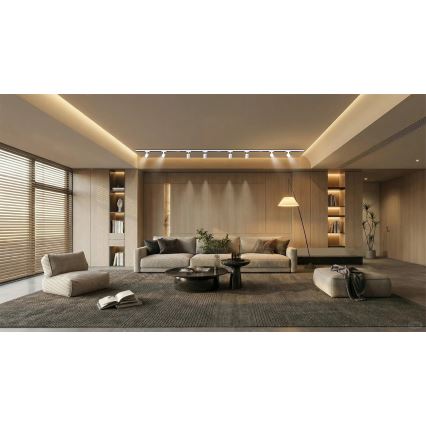 Brilagi - Track-mounted spotlight for HUSKY 8xGU10/10W/230V, white