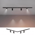 BRILAGI - Track-mounted spotlight in the HUSKY track system 4xGU10/10W/230V 150 cm black